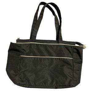 Hygeia Breast Feeding Storage Large Tote Diaper Bag Black-White Waterproof Pump